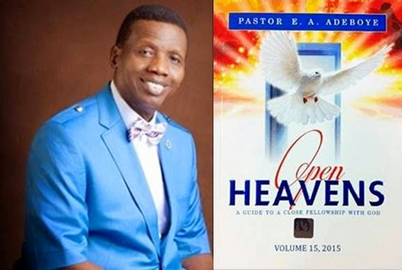 Pastor E A Adeboye. Open Heavens. RCCG