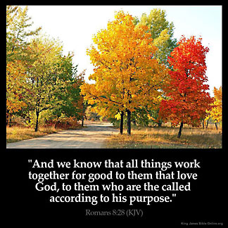 Romans_8-28: And we know that all things work together for good to them that love God, to them who are the called according to his purpose