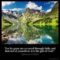 Ephesians_2-8: For by grace are ye saved through faith; and that not of yourselves: it is the gift of God: